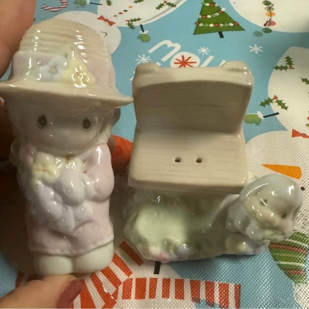 Precious moments salt & pepper shakers